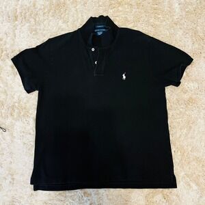 Vintage Polo Ralph Lauren classic fit Youth XL/fits Women's Medium BLK w/logo